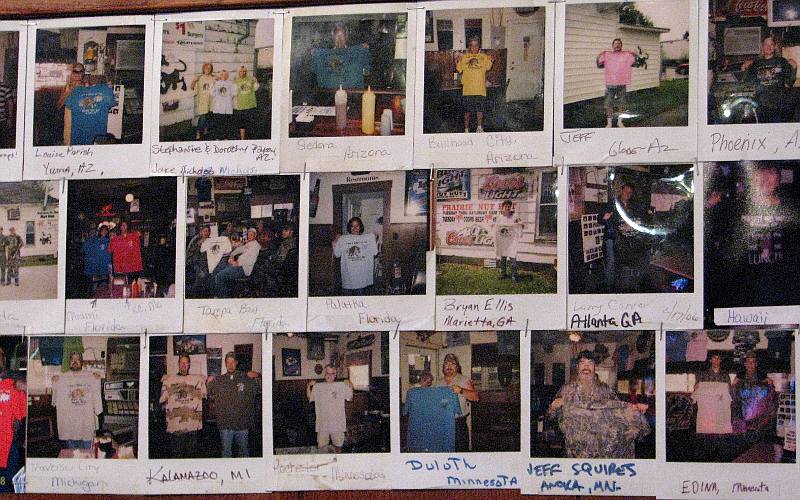 Photographs of Prairie Nut Hut customers
