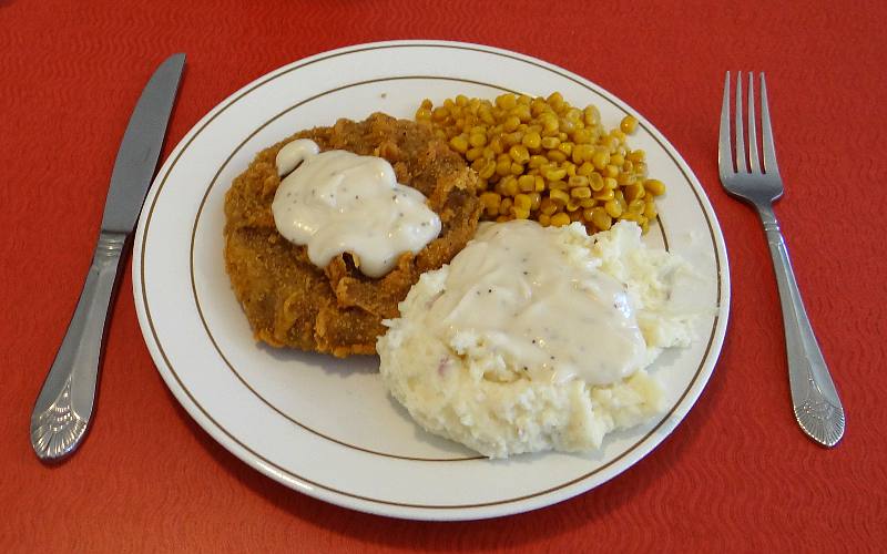 Sommerset Hall Cafe chicken fried steak