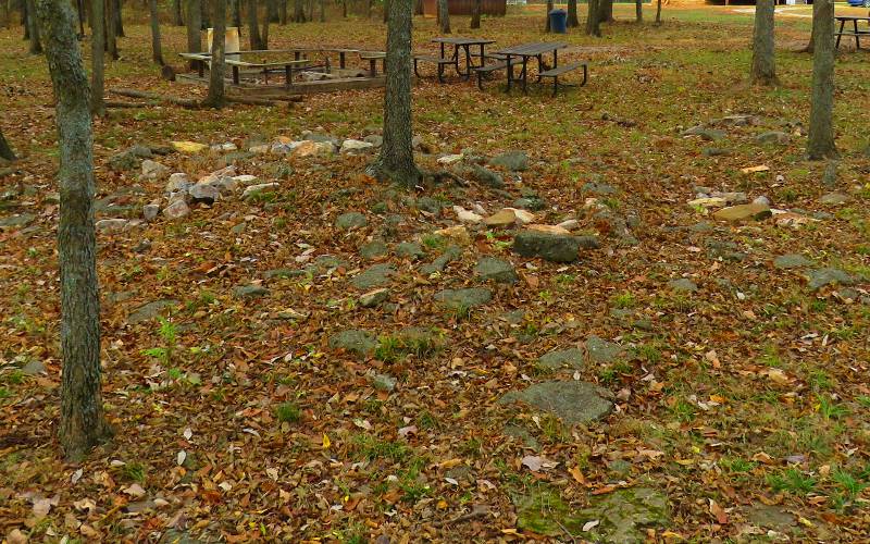 convent foundation in the picnic area