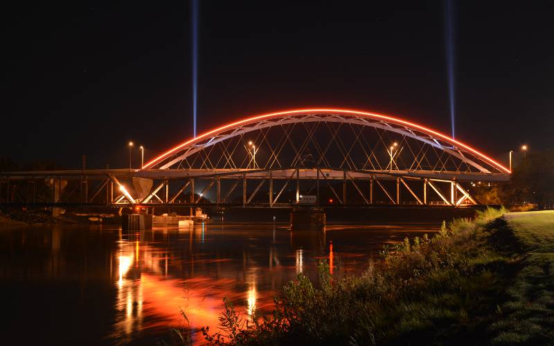 Amelia Earhart Memorial Bridge from Amelia Earhart Museum