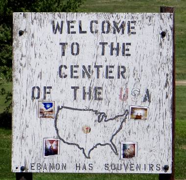 Lebanon Kansas On Us Map Geographic Center Of The United States