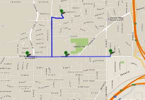 North Johnson County - South Wyandotte County Christmas Map