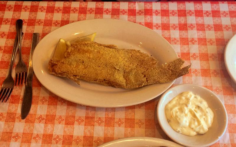 fried catfish - Stroud's, Fairway