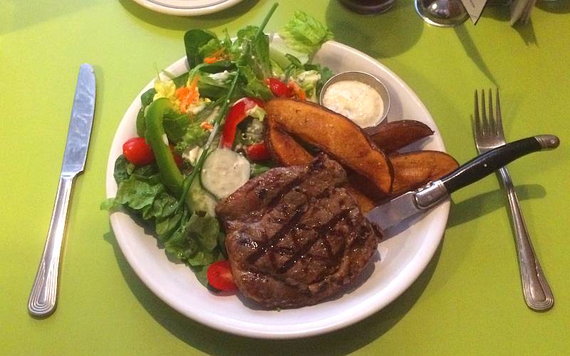 ribeye steak - Ad Astra Food and Drink