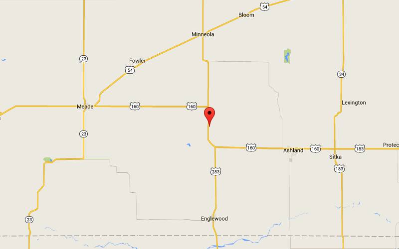 Big Basin Prairie Preserve Map - Clark County, Kansas