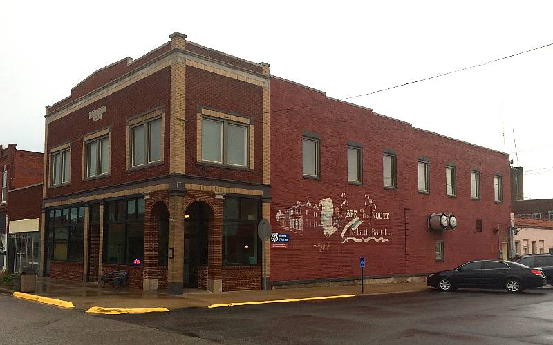 Cafe on the Route on Route 66 in Baxter Springs, Kansas