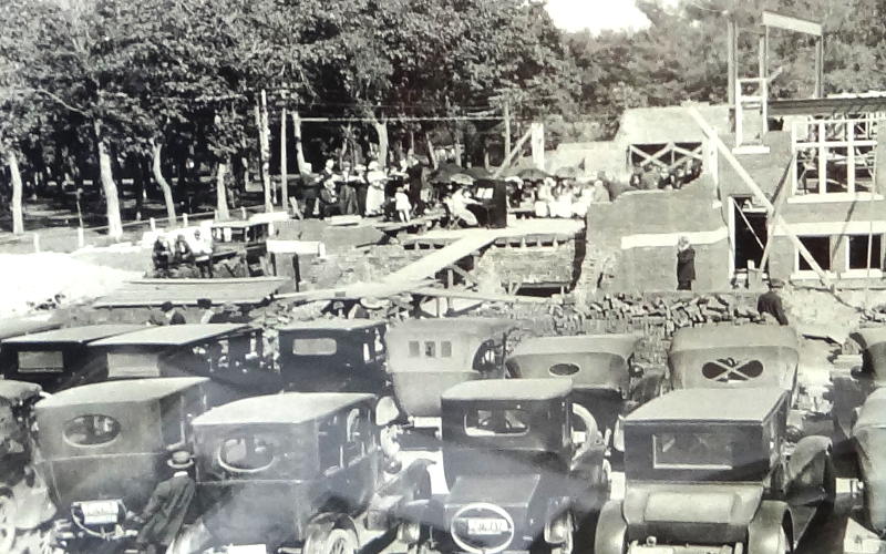 Methodist church construction photograph