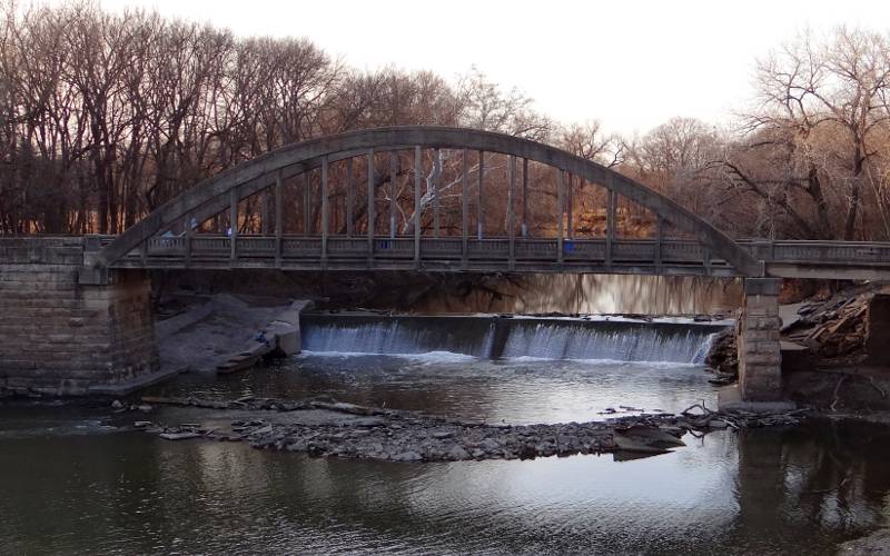 Soden's Grove Bridge and Soden's Dam Falls