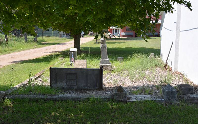 Souders Historical Farm Museum faux cemetery