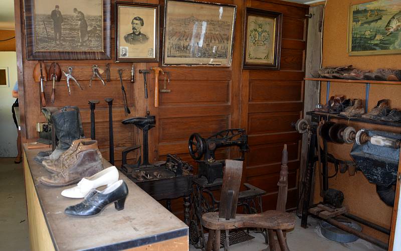 Fred F. Krase's cobbler shop