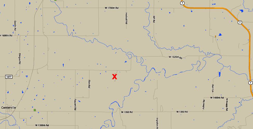 St. Philippine Duchesne Park Map - Potawatomi Trail of Death