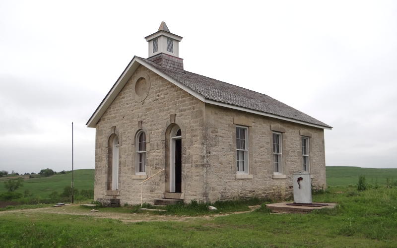 Lower Fox Creek School - Tallgrass Prairie National Preserve