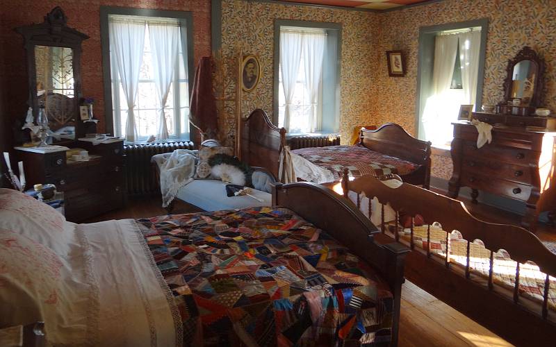 Wolf House Museum bedroom