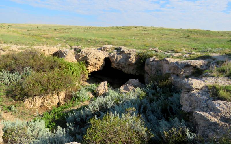 Cave from the Battle of Punished Woman's Fork