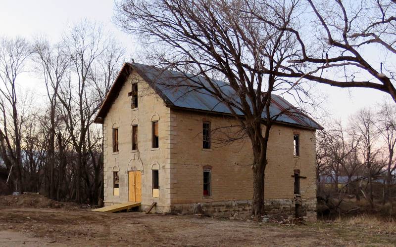 Drinkwater & Schriver Flour Mill in January 2016