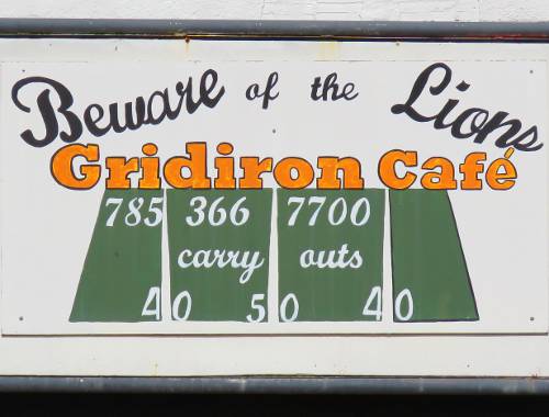 Gridiron Cafe - Hope, Kansas