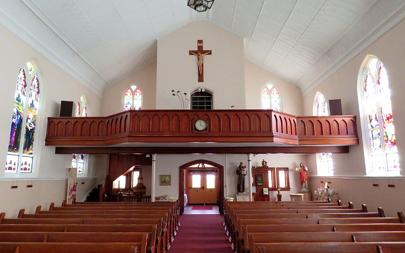 Immaculate Conception Catholic Church balcony