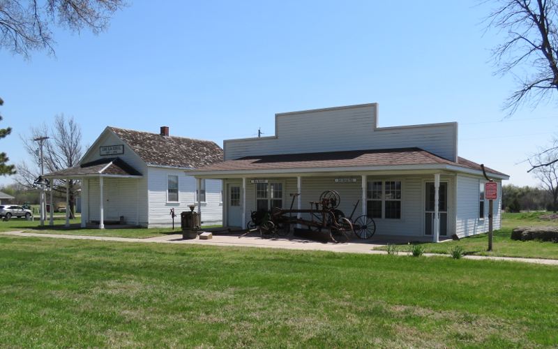 Lone Elm School, blacksmith and harness shop - Osage Mission - Neosho County Museum