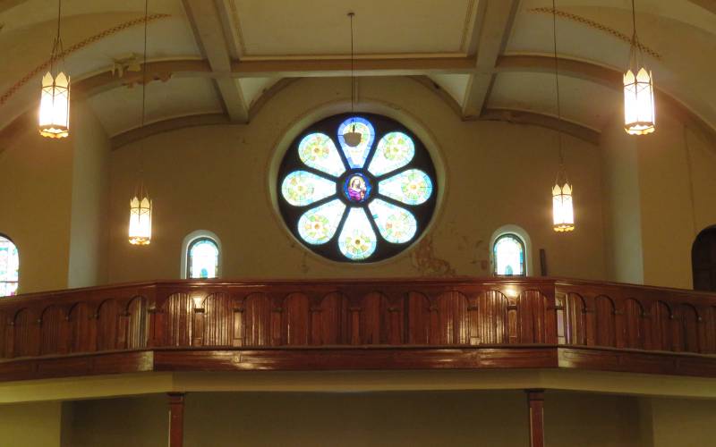 St. Joseph Catholic Church balcony