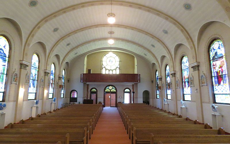 The Nave in St. Mary's Church - McCracken, Kansas