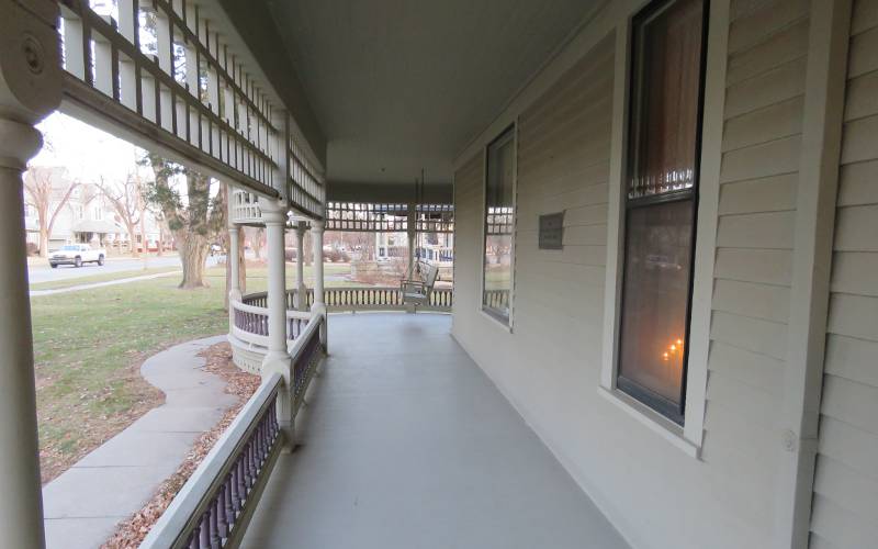 Warkentin House porch - Newton, Kansas