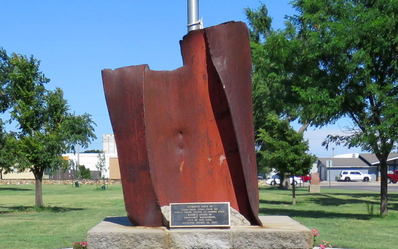 World Trade Center Steel - Dodge City 911 Memorial