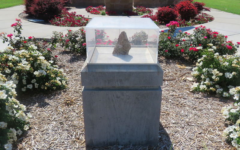 United Flight 93 crash site rock