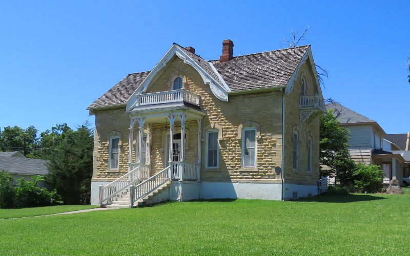 Mueller-Schmidt House Home of Stone - Dodge City, Kansas