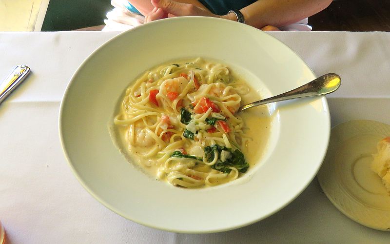 Shrimp Champagne at Luigi's Italian Restaurant