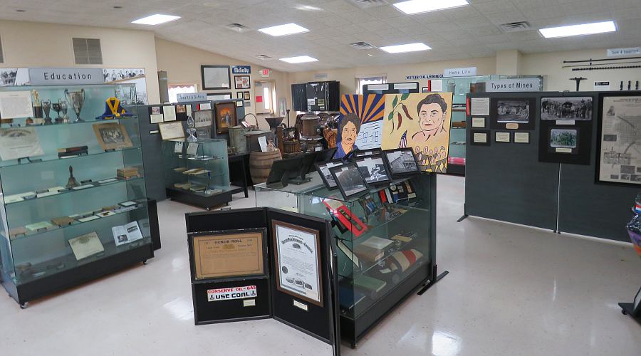 Main galley of the Miners Hall Museum