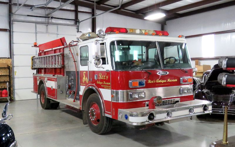 Pierce Fire Truck - Rex Russell's Auto Museum