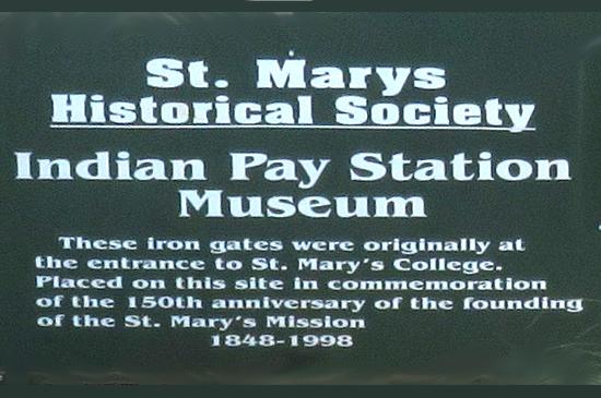St. Marys Indian Pay Station Museum - St. Marys, Kansas