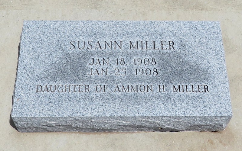 Susann Miller gravestone