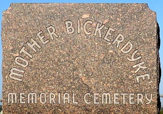 Mother Bickerdyke Memorial Cemetery - Ellsworth, Kansas