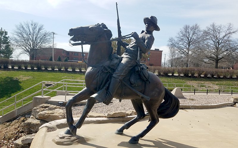 Buffalo Soldier Statue