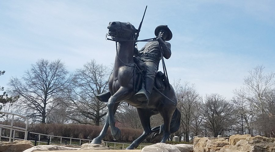 Buffalo Soldier Statue - Eddie Dixon