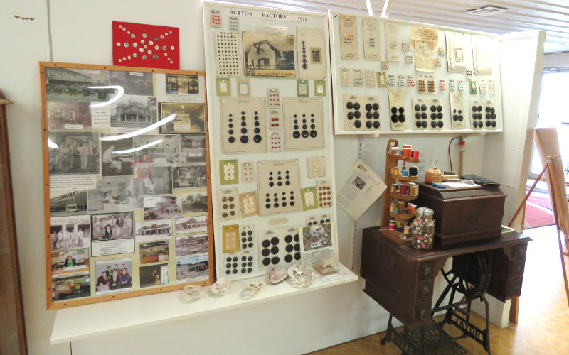 Chetopa button factory exhibit