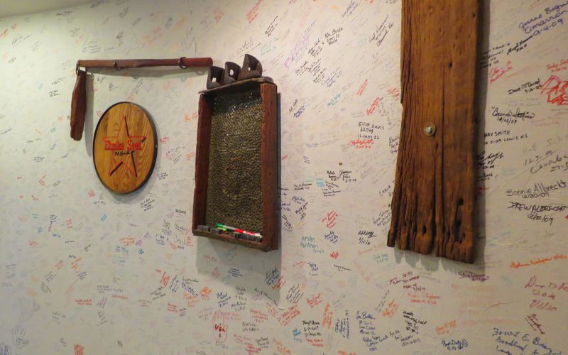 Ehmke Seed Autograph wall