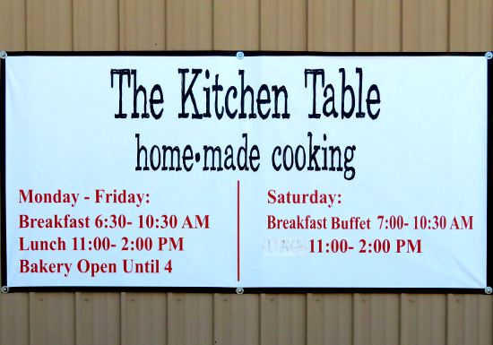 The Kitchen Table - Fredonia, Kansas