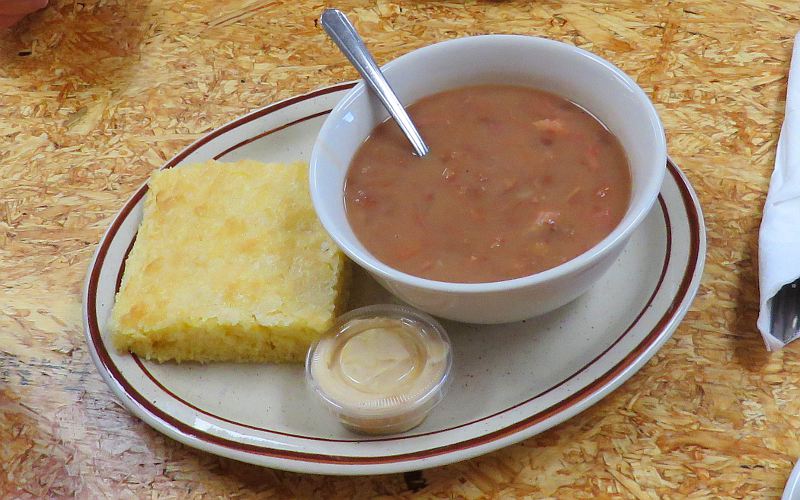 Ham and bean soup at The Kitchen Table