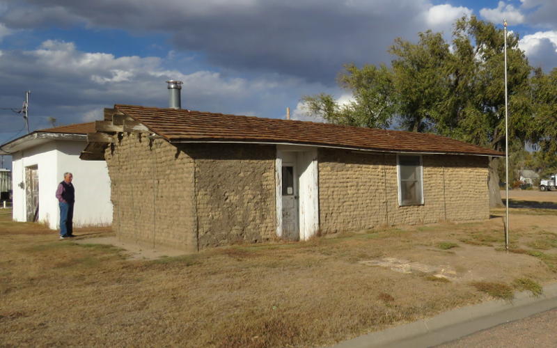sod house - Lane County, Kansas