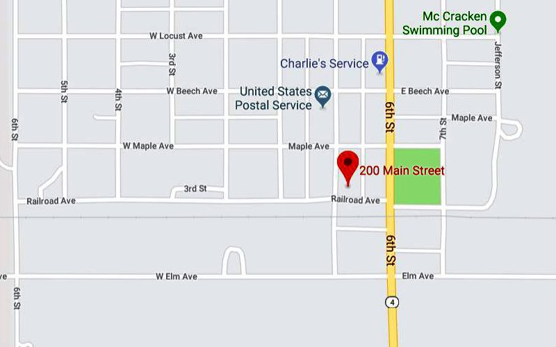 McCracken Historical Museum Map - McCracken, Kansas