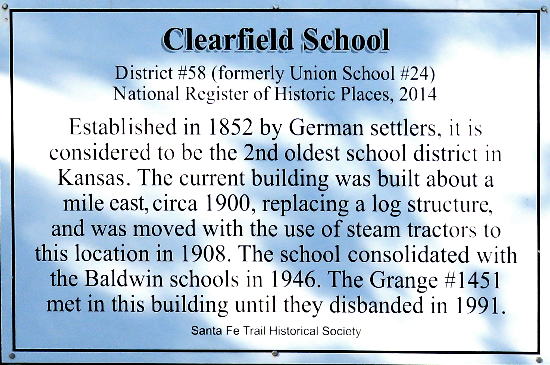Clearfield School - Baldwin City, Kansas