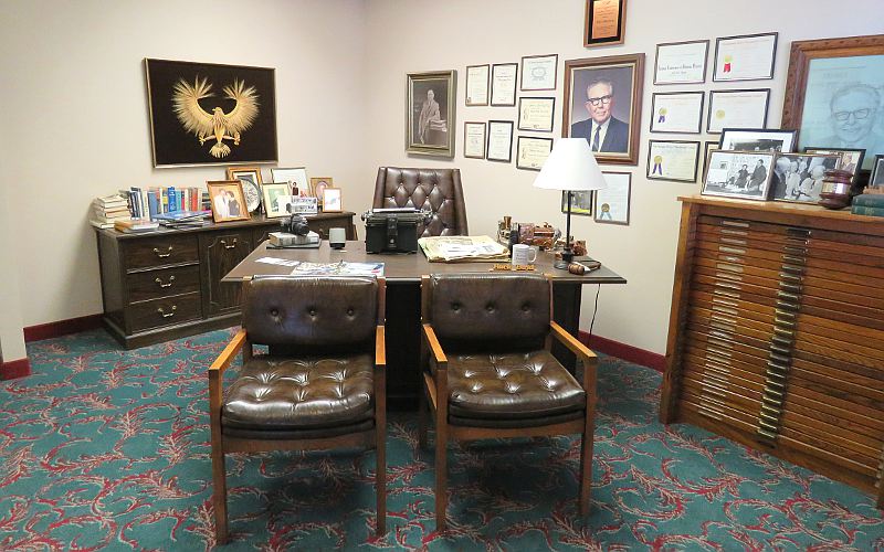 Huck Boyd's office - Huck Boyd COmmunity Center
