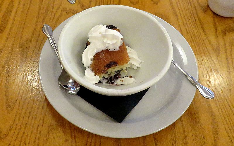 Blueberry cobbler - Hays House Restuarant