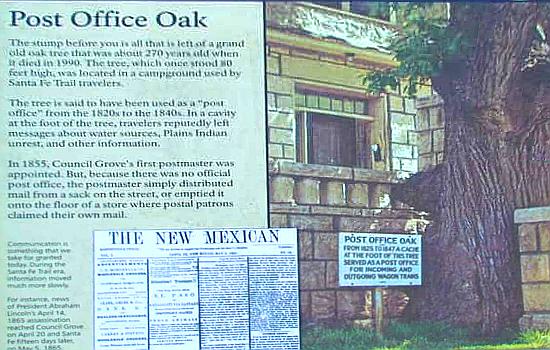 Post Office Oak Museum - Council Grove, Kansas