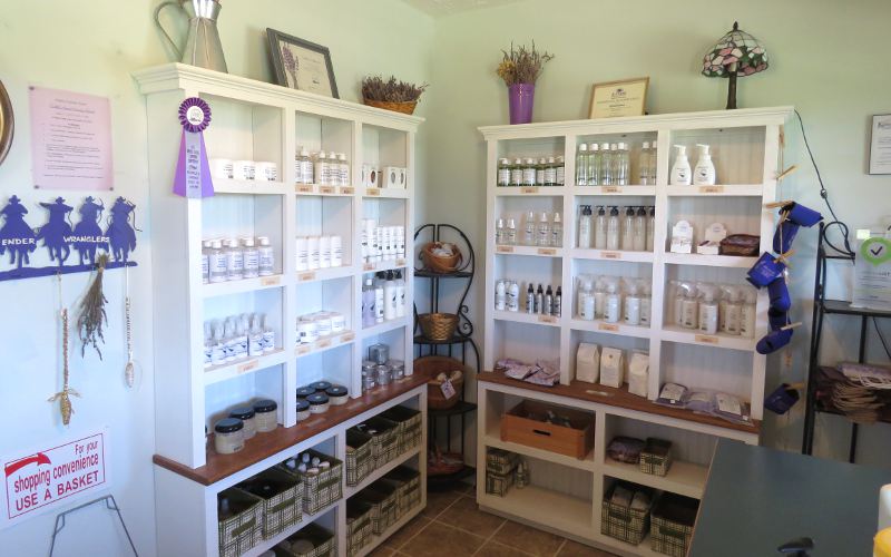 Prarie Lavender Farm gift shop