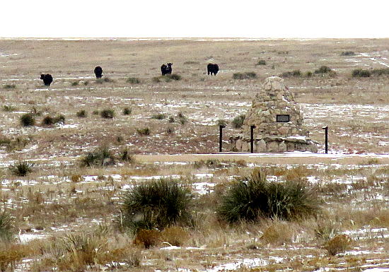 Battle Canyon in winter - Scott County, Kansas