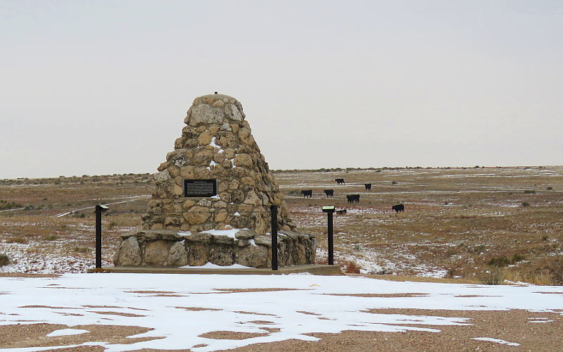 Battle Conyon Monument - Scott County, Kansas