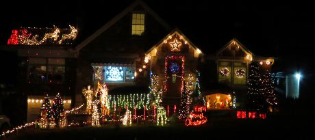 County Line Holiday Display - Kansas City, Kansas